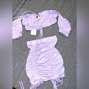 PURPLE TWO PIECE SET